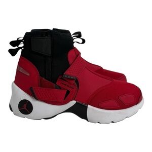 Jordan Red and Black Athletic Sneakers